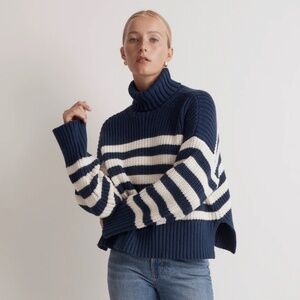 NWT - Madewell Wide Rib Turtleneck Sweater - Size S